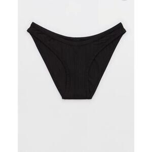 Aerie Black Seamless Bikini Panties – Women's Size L